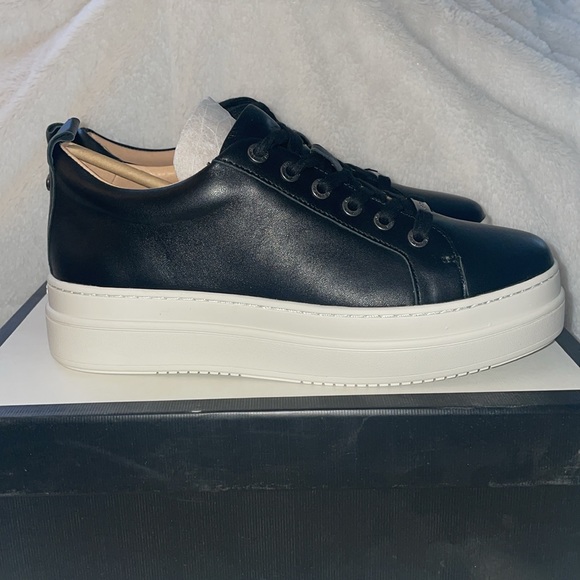 NWT J/SLIDES NOCA Black Leather Sneaker - Picture 8 of 15